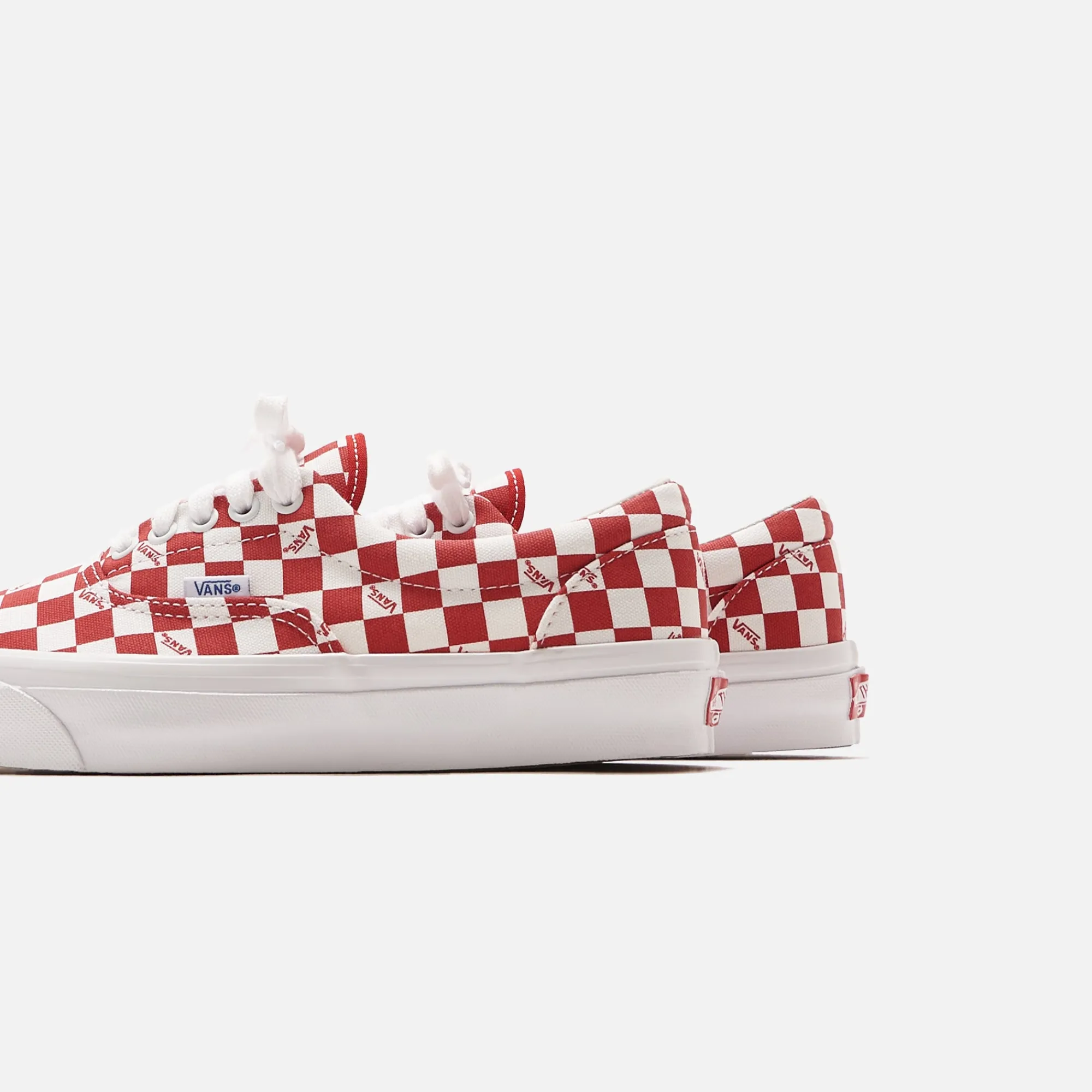 Cheap Vans Ua Og Era Lx Checkerboard / Racing Red