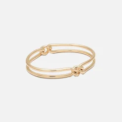 Sale Maor Unity Curb 3Mm Bangle In Yellow Gold