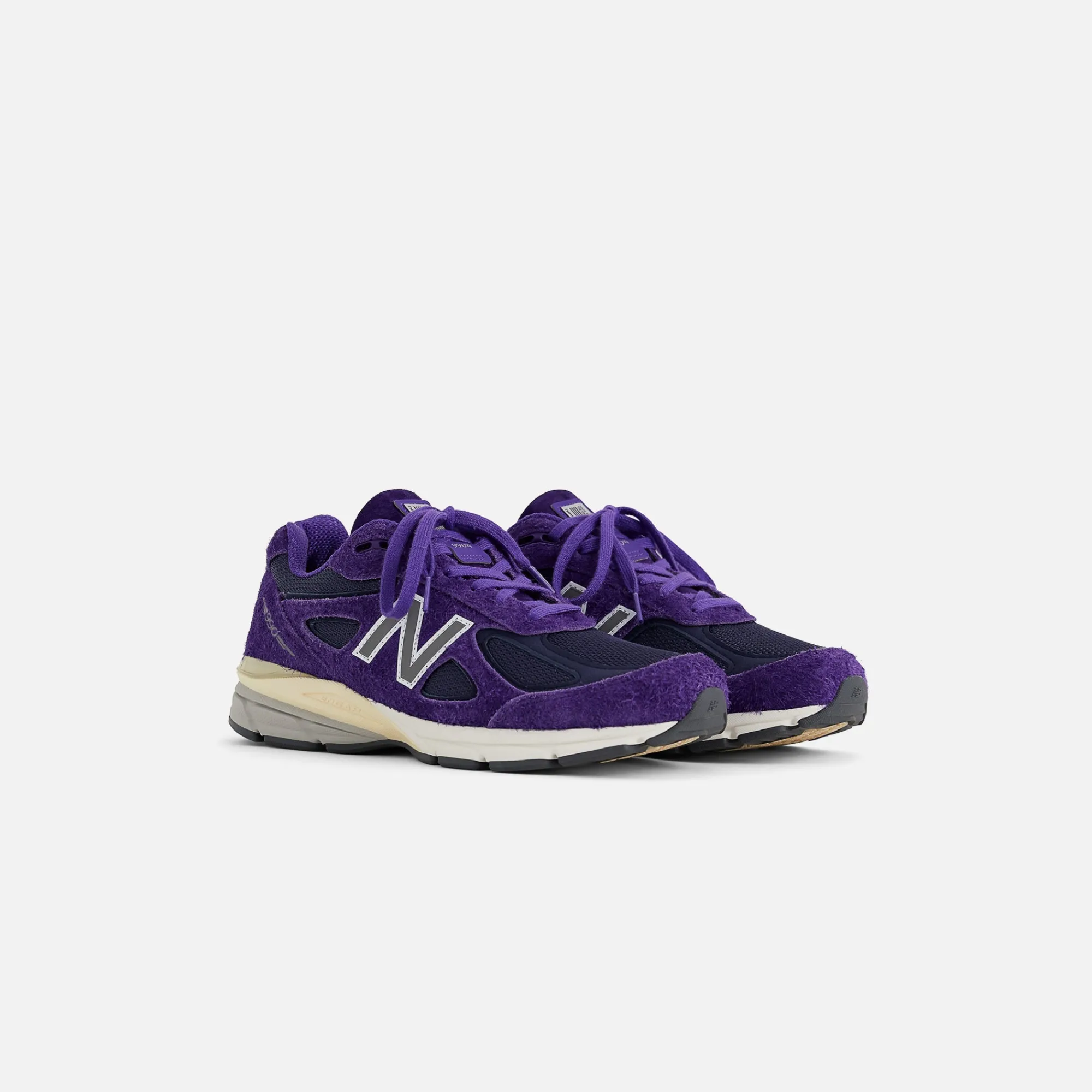 Flash Sale New Balance 9990V4 Purple / Dark Grey / Silver