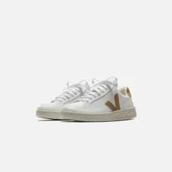 Store Veja V-12 Leather Extra White / Dune