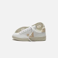 Shop Veja V-12 Leather Extra White / Sable