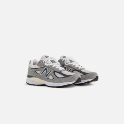 Flash Sale New Balance 990V4 Made In Usa Dark Grey / Grey / Blue