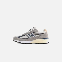 Hot New Balance 990V4 Made In Usa Dark Grey / Grey / Blue