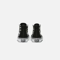Flash Sale Vans Van Kids Sk8-Hi Zip Flame Camo Black / Grey