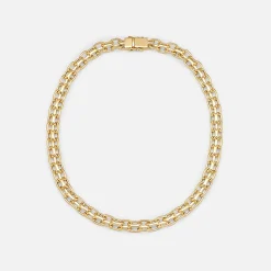 New Tom Wood Vintage Necklace 18 Inch Gold