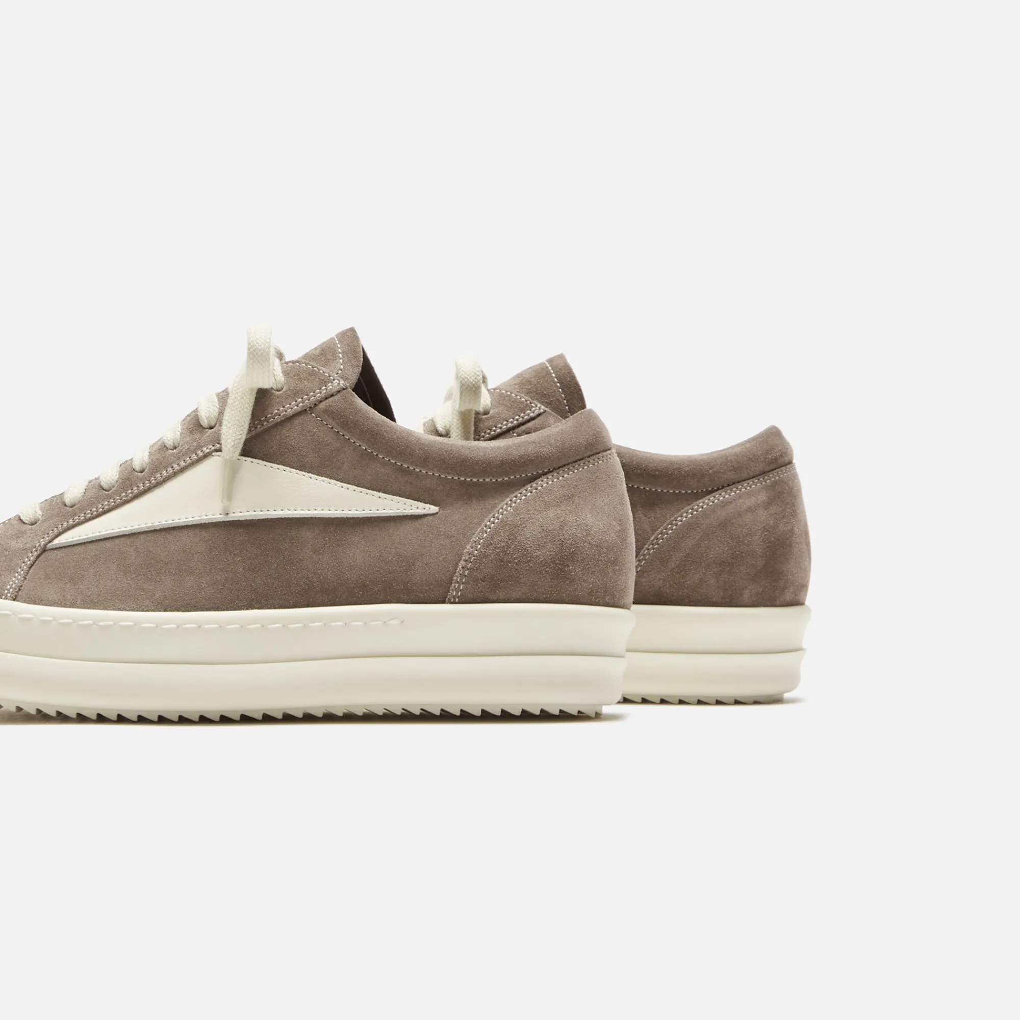 New Rick Owens Vintage Sneaks Dust / Milk / Milk