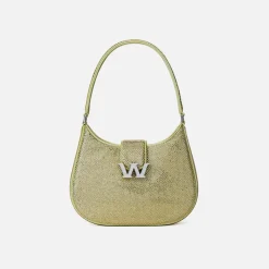 New Alexander Wang W Legacy Small Hobo Lemon Drop Crystal