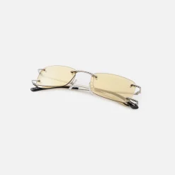 Sale Vintage Frames Wall Street Drill Mount Glasses White Gold
