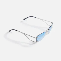 Fashion Vintage Frames Wall Street Drill Mount 24Kt White Gold Blue Peach