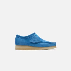 Clearance Clarks Wallabee Bright Blue