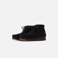 Cheap Clarks Wallabee Boot Black