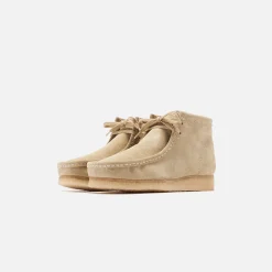 Clearance Clarks Wallabee Boot Maple Suede
