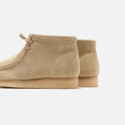 Clearance Clarks Wallabee Boot Maple Suede