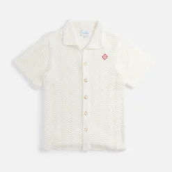 Outlet Casablanca Wavy Gradient Shirt Off-White