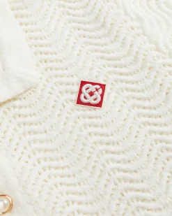 Outlet Casablanca Wavy Gradient Shirt Off-White
