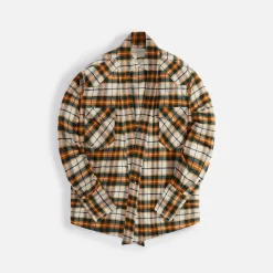 Hot Greg Lauren Western Gl1 Green / Orange Plaid