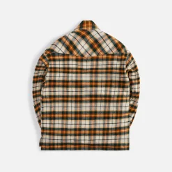Hot Greg Lauren Western Gl1 Green / Orange Plaid