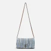Best What Goes Around Comes Around Wgaca Chanel Denim Fringed Flap Bag Blue
