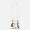 Best Sale What Goes Around Comes Around Wgaca Dior Embossed Paradise Lady Dior M White
