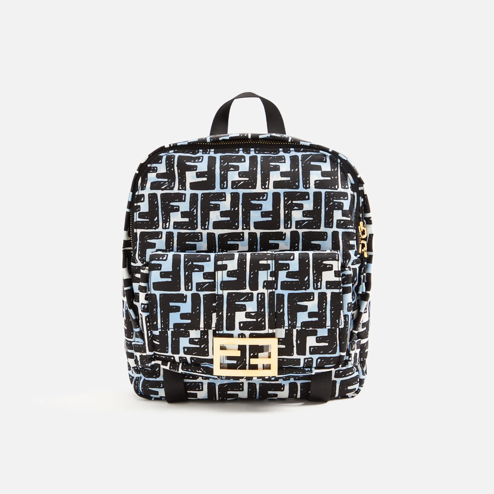 Cheap What Goes Around Comes Around Wgaca Fendi Nylon Logo Printed Backpack Multi