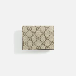 Sale What Goes Around Comes Around Wgaca Gucci Cherry Card Case Brown