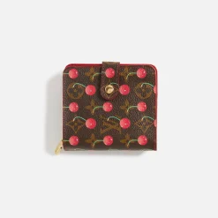 Clearance What Goes Around Comes Around Wgaca Louis Vuitton Murakami Cherry Zippy Brown