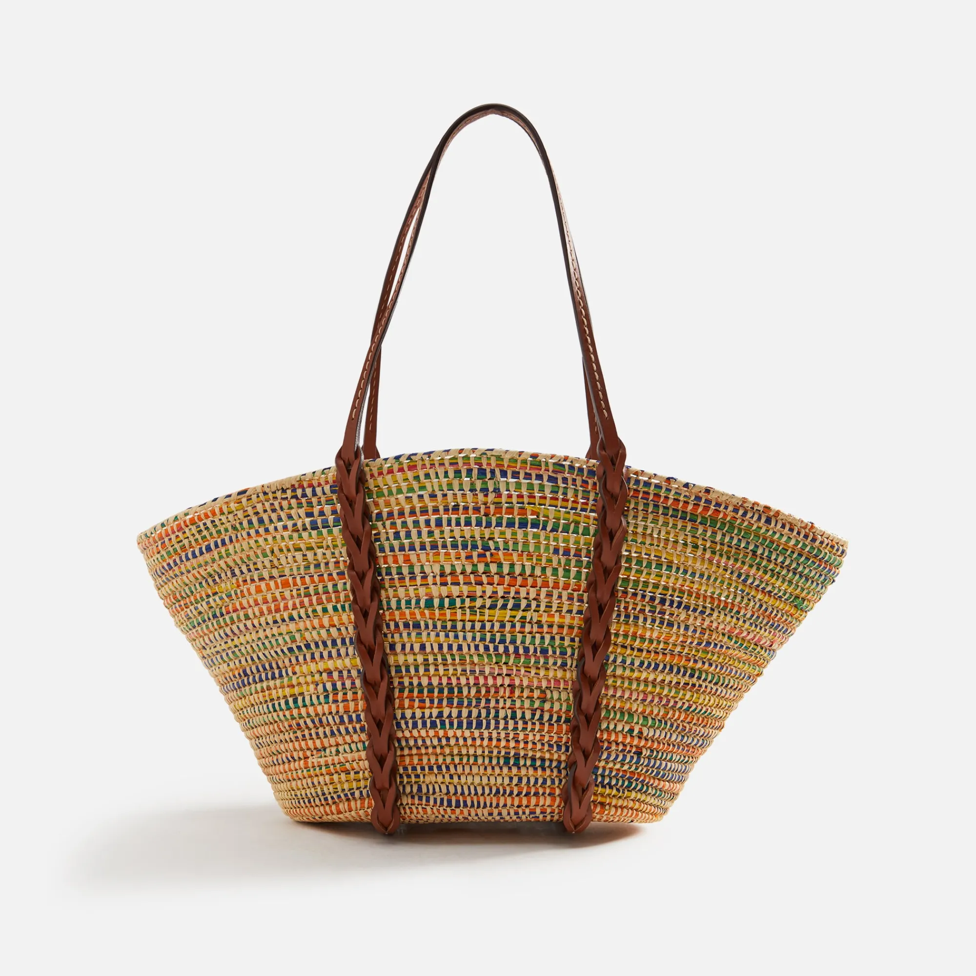 Clearance What Goes Around Comes Around Wgaca Prada Raffia Tote Multi