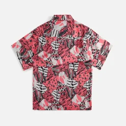 Cheap 4S Designs Wide Camp Shirt Pink / Grey