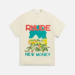 Shop Rhude Windowsil Tee Vintage White