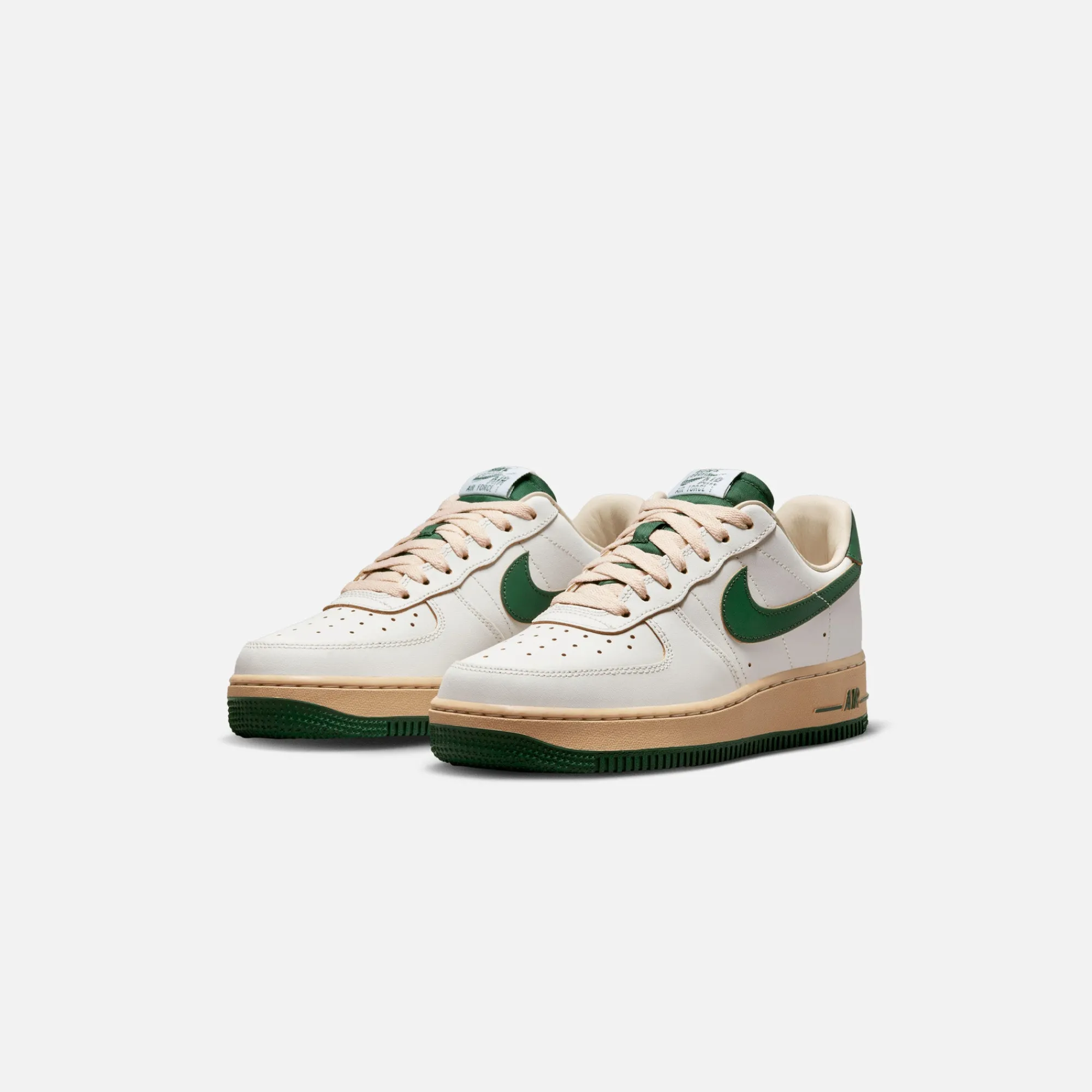 Sale Nike Wmns Air Force 1 `07 Lv8 Sail / Gorge Green / Sesame / Pearl White