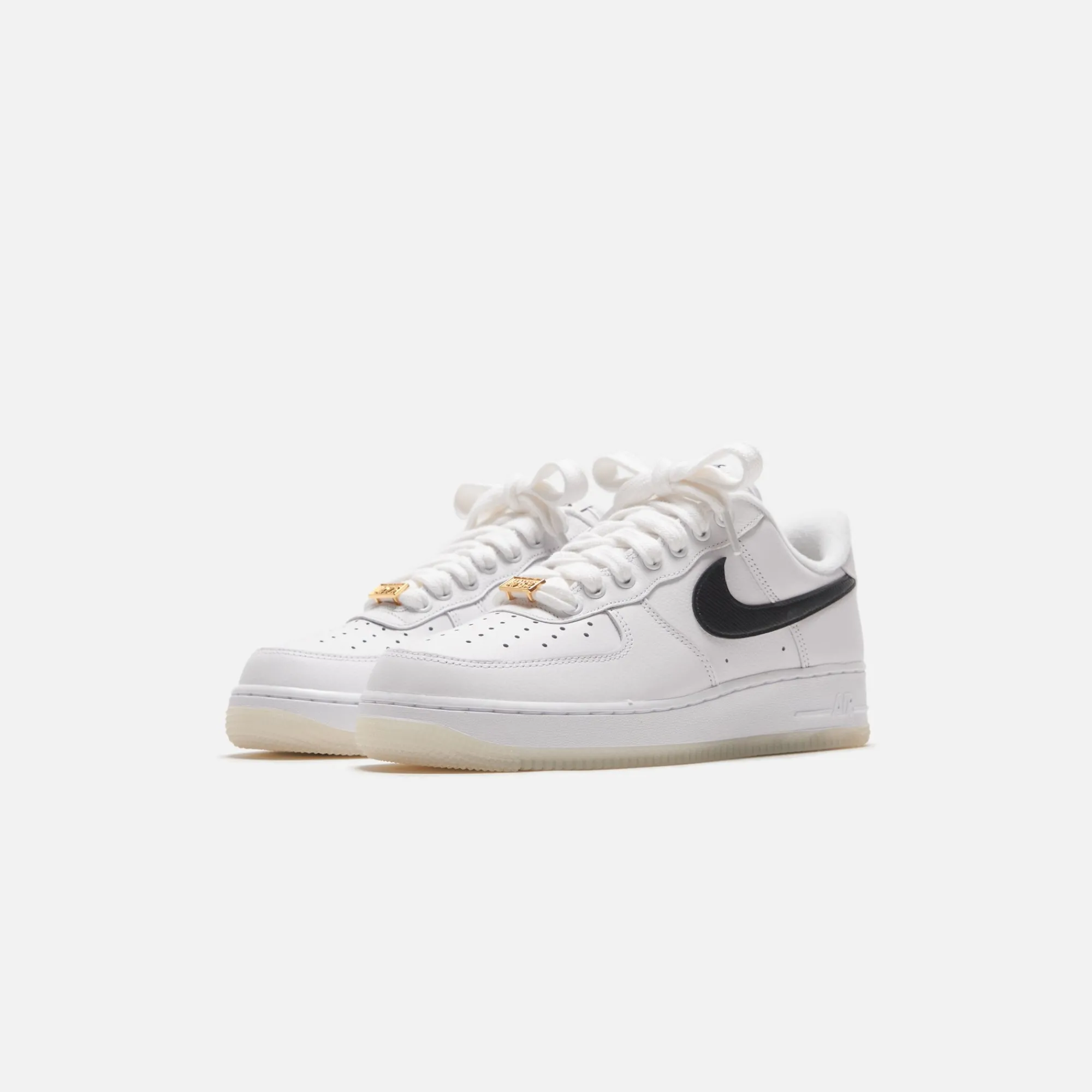 Clearance Nike Wmns Air Force 1 `07 Prm Bronx Origins White / Black / Metallic Gold