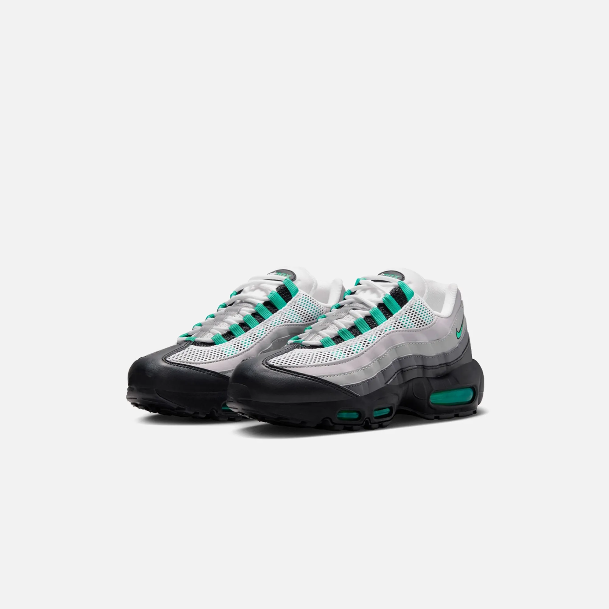 Outlet Nike Wmns Air Max 95 Black / Stadium Green / Pearl Grey / Med Grey