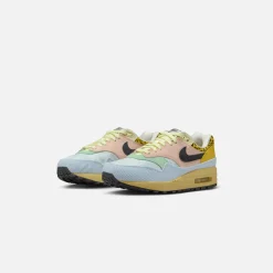 Best Sale Nike Wmns Air Max 1 `87 Prm Celestine Blue / Off Noir / Teal Tint / Arctic Orange / Tour Yellow / Citron Tint