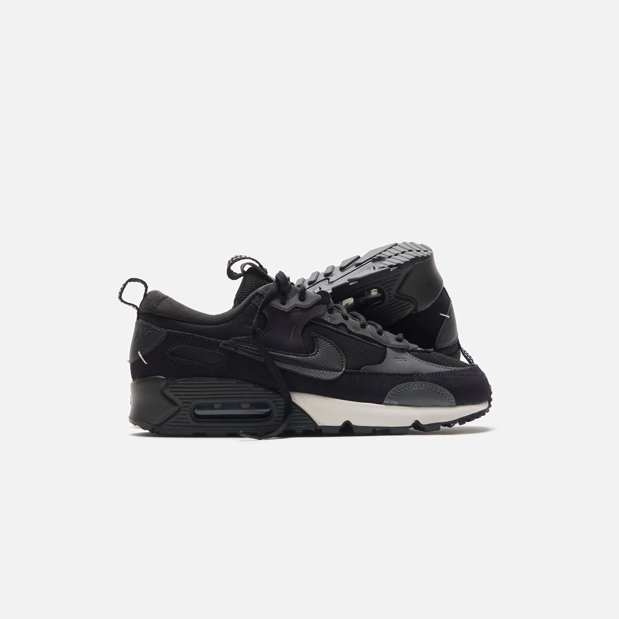 Discount Nike Wmns Air Max 90 Futura Black / Iron Grey