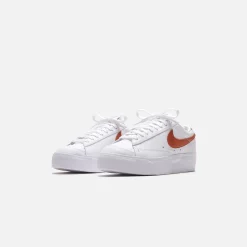 Fashion Nike Wmns Blazer Low Platform Summit White / Metallic Copper