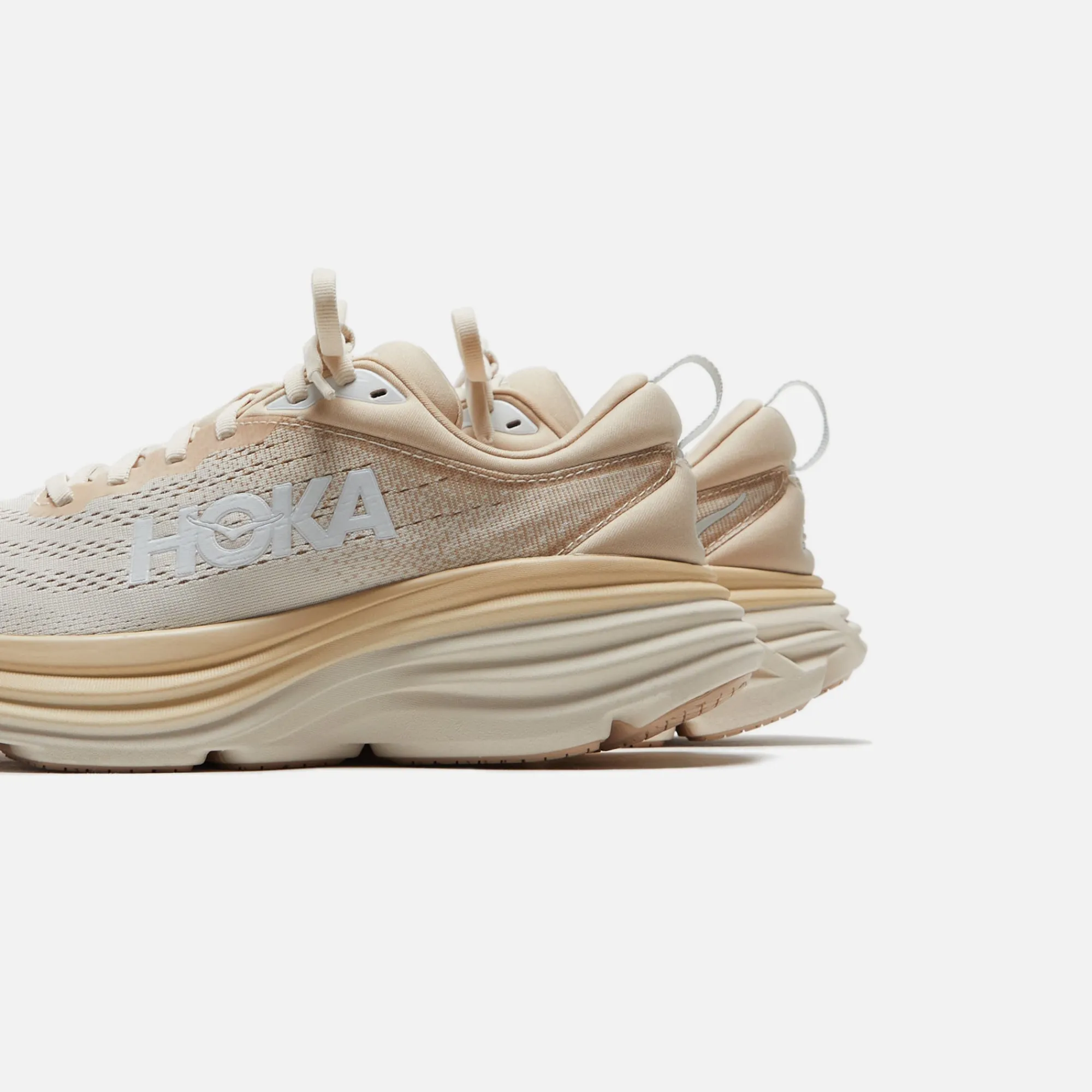 New HOKA Wmns Bondi 8 Shifting Sand / Eggnog