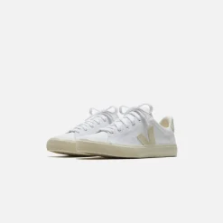 Hot Veja Wmns Campo Canvas White / Pierre