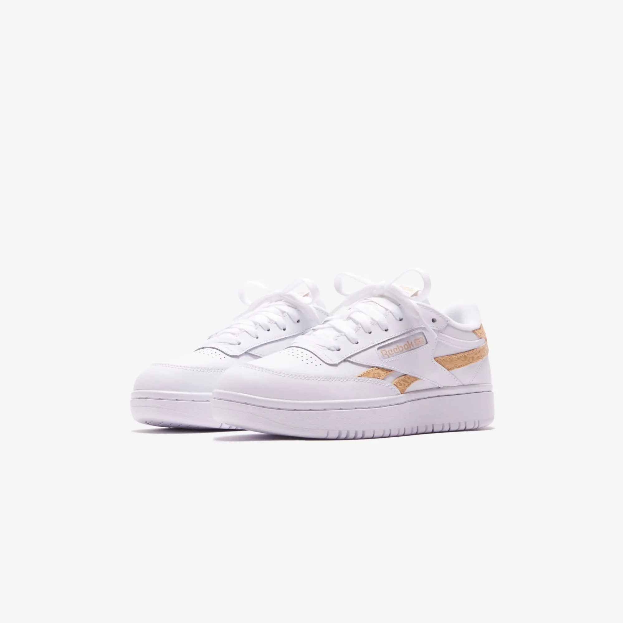 Shop Reebok Wmns Club C Double Revenge Footwear White / Sahara