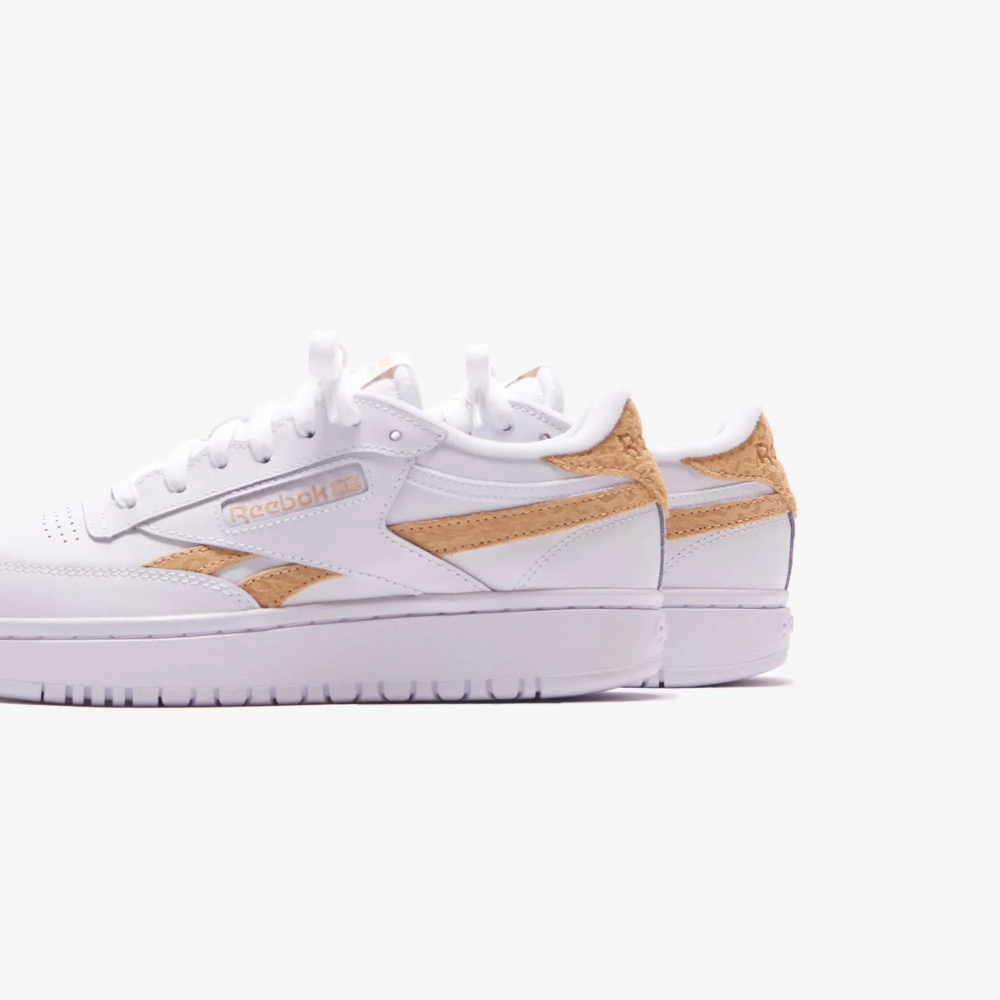 Shop Reebok Wmns Club C Double Revenge Footwear White / Sahara