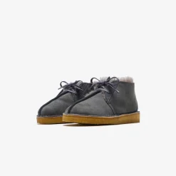 Shop Clarks Wmns Desert Trek Hi Wl Grey Suede