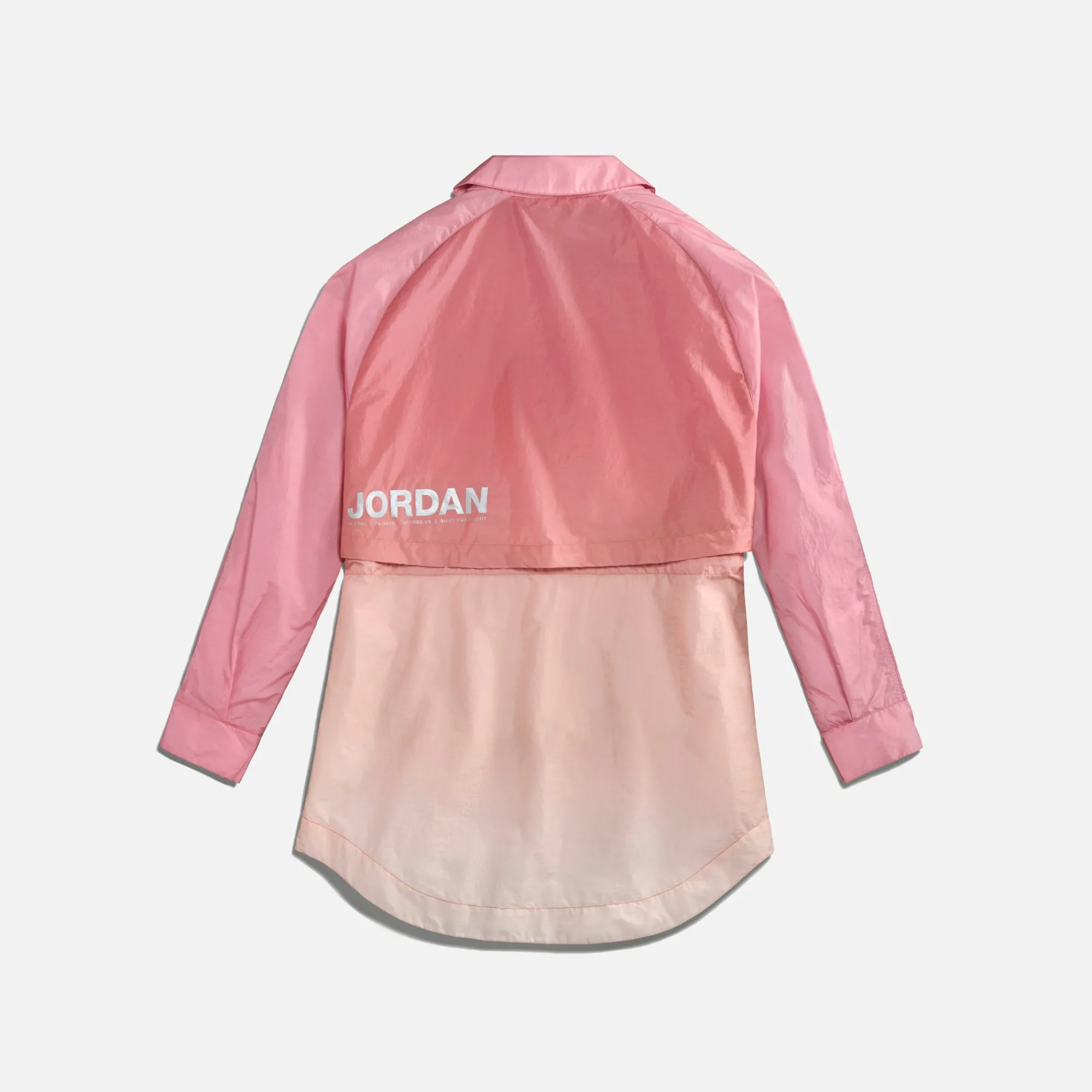 New Nike Wmns Jordan Windbreaker Desert Berry / Laser Orange