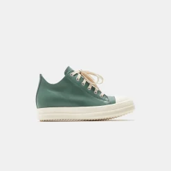 New Rick Owens Wmns Low Sneakers Teal / Milk