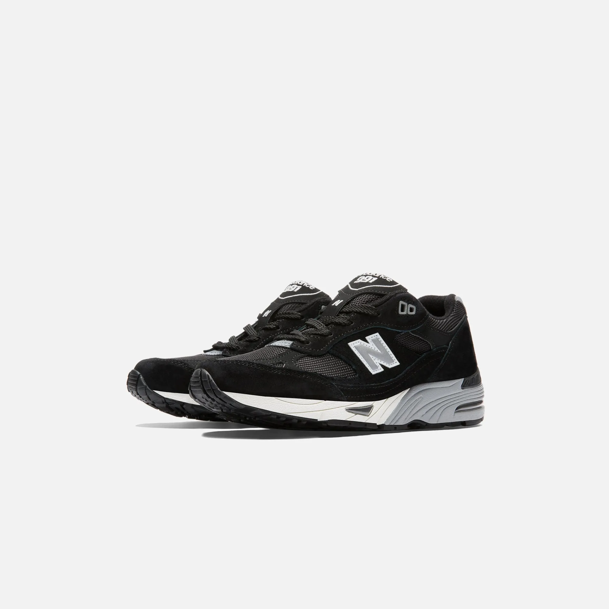 New New Balance Wmns Made In Uk 991 Black / Silver