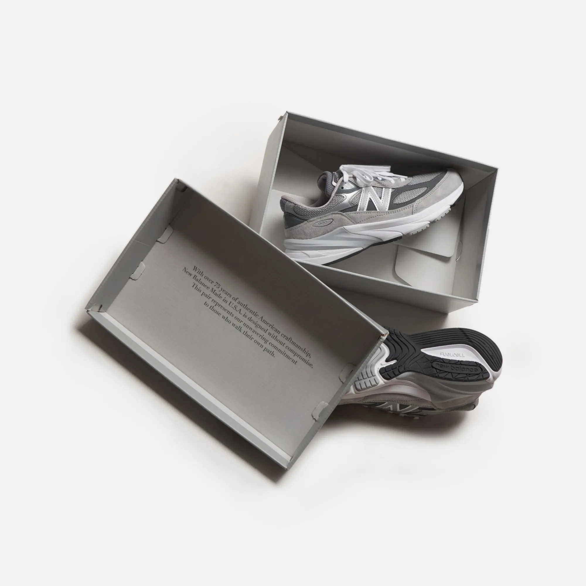 Shop New Balance Wmns Made In Us 990V6 Wide Fit Grey