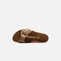 Fashion Birkenstock Wmns Madrid Big Buckle Cognac Brown