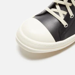 Online Rick Owens Wmns Scarpe In Pelle Sneakers Black / Milk