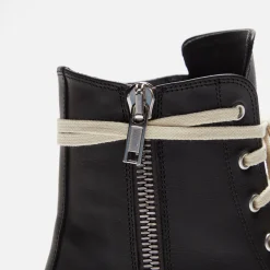 Online Rick Owens Wmns Scarpe In Pelle Sneakers Black / Milk