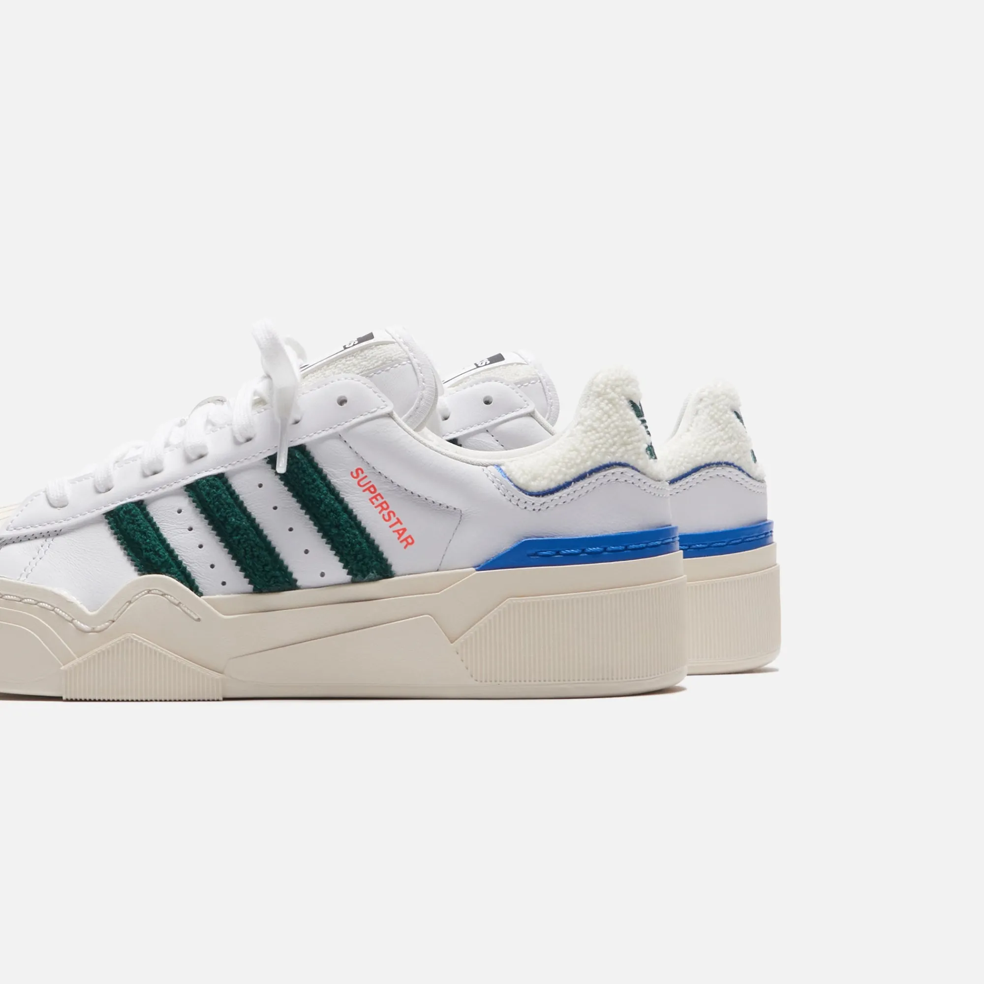 Outlet adidas Wmns Superstar Bonega 2B Footwear White / Dark Green / Bright Royal