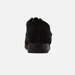 Shop Clarks Wmns Wallabee Low Black Suede