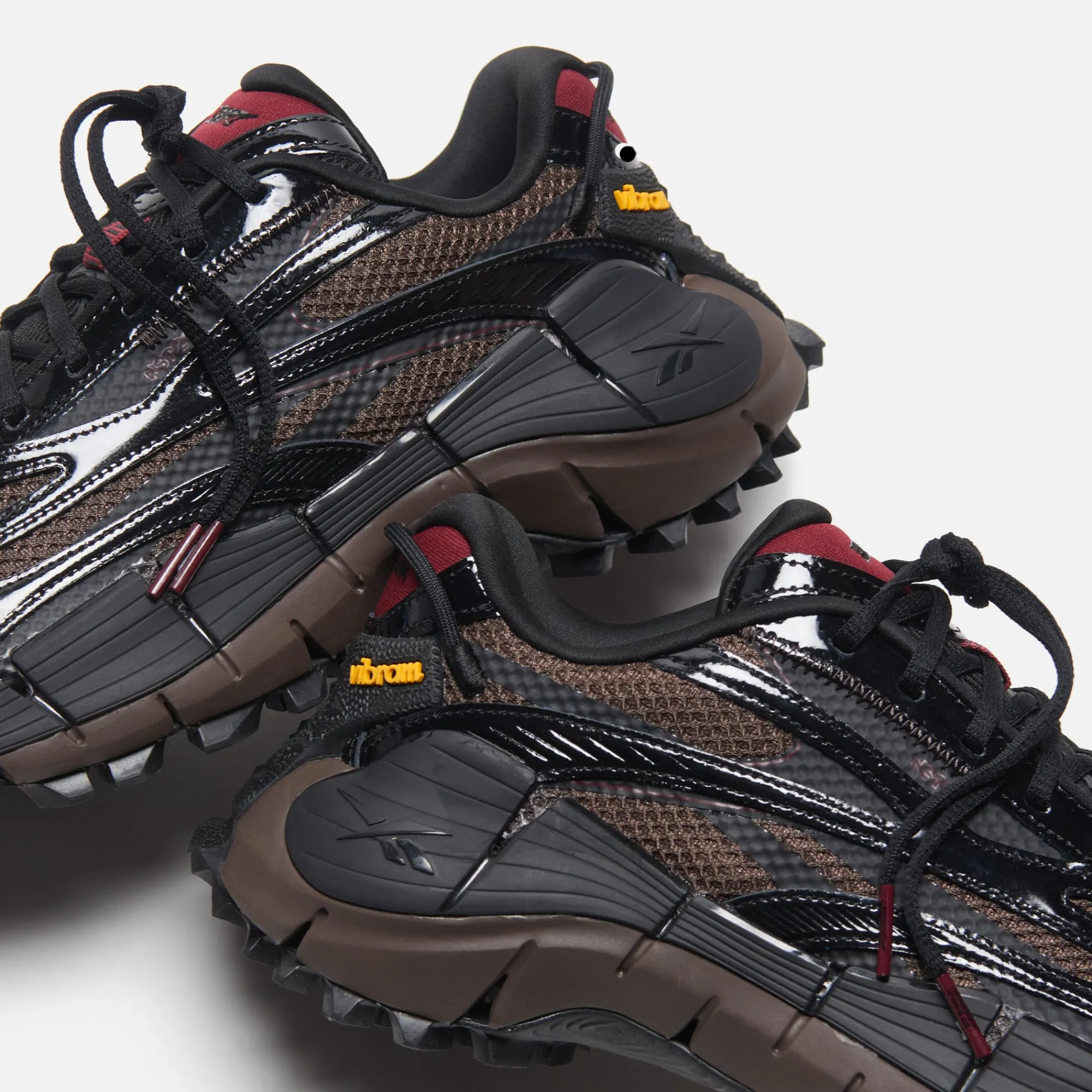 Cheap Reebok X A$Ap Nast Zig Kinetica 2.5 Dark Brown / Core Black